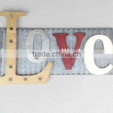 Metal Iron LOVE Decoration Iron Metal Decorative Items Decorative Metal Letter