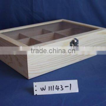 Natural Wooden Essential Oil Box With 12 Comparents Wholesale photo-4