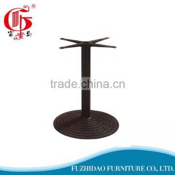 Portable stainless steel metal leg for dining table