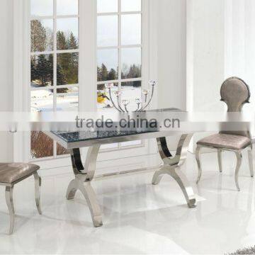 TH365 Cheap Tempered Glass Dining Table photo-3