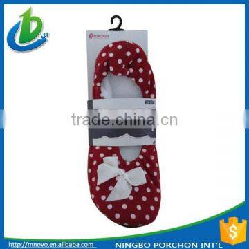 Trade Assurance Jersey Dance Ballet Shoe With Dots Printed photo-3