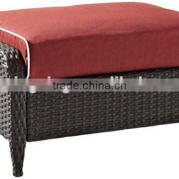 Outdoor best quality antique rattan ottoman