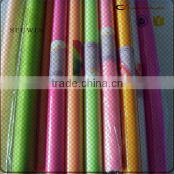 colorful soft silk fabric chiffon organza roll for Wedding / holiday Decoration