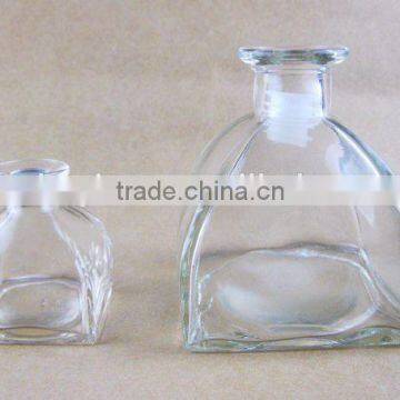 Square Bottom Clear Glass Jar photo-3