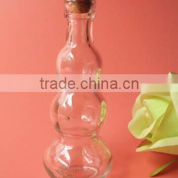 50ml Tiny Gourd Shape Glass Perfume Cute Sprayer Bottle