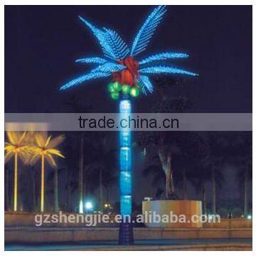 Landscape LED tree plastic coconut tree with light artificial led tree