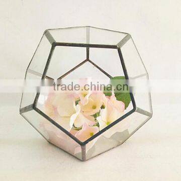 Geometric Glass Terrarium for Flower Decor photo-2