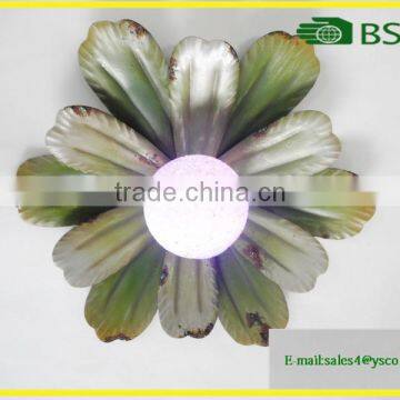 Metal Flower Statue Solar Garden Light Solar Home Light Solar Wall Light Solar Light Ball photo-5