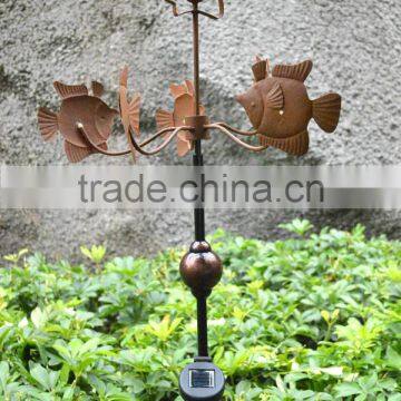 Free Sample Hot Sales Solar Garden Stake for Garden Decoartion Wind Spinner photo-3
