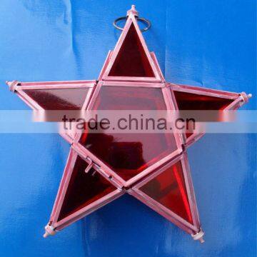 Star T-Lite With Colored Glass