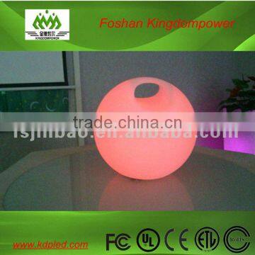 RGB color change rechargeable battery powered led colorful attractive ball