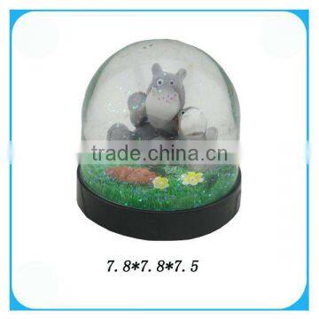 Clear Resin+Plastic Material Animal Globes Of Water