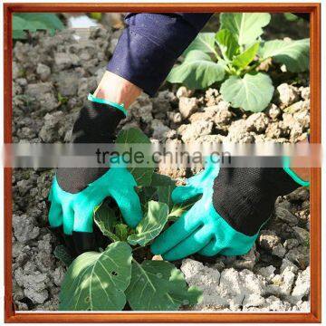 garden gloves with claws / garden tool / garden genie gloves