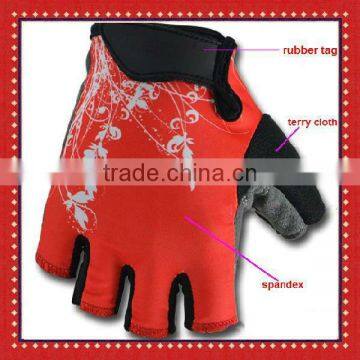 Gel Fingerless shock proof gym gloves