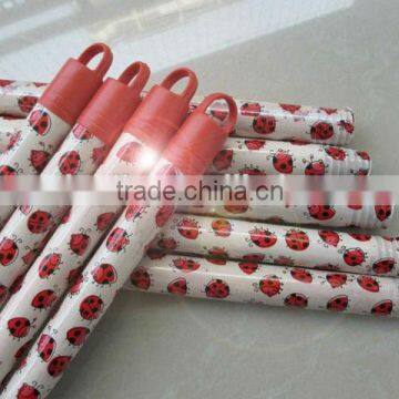 Hot wholesale PVC coated wood broom stick wooden handles