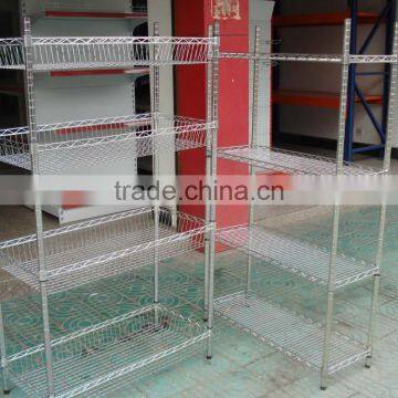 Heavy Duty Chrome Wire Shelving