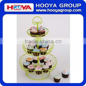 3 tier iron wire fruit basket cupcake stands