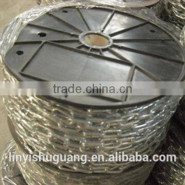 Linyi Shuguang High Quality Electro Galvanized Q235 steel chain