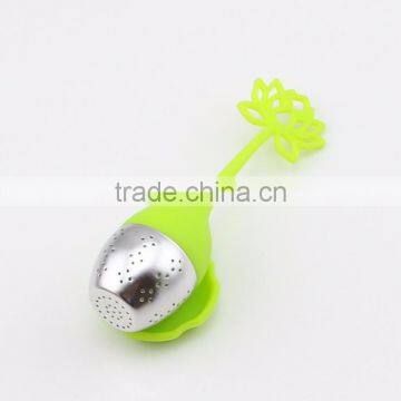High Quality Metal Tea Infuser With Silicone Handle photo-6