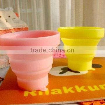 silicone folding cup for travel camping