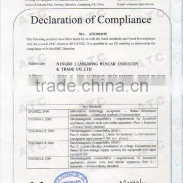 Declaration Of Conpliance