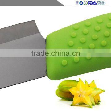 The New 2015 Manufacturers Selling Silicone Handle Black Green Household Ceramic Kitchen Knife Sharp photo-4