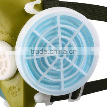1Pcs Dual Respirator Gas Mask Anti-Dust Twin Chemical Spray Paint Safety Headwear photo-6