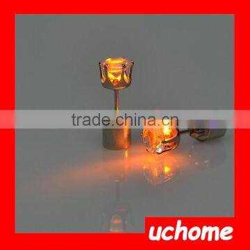 UCHOME Zinc Alloy Unisex Light Up LED Earrings Body Piercing photo-5