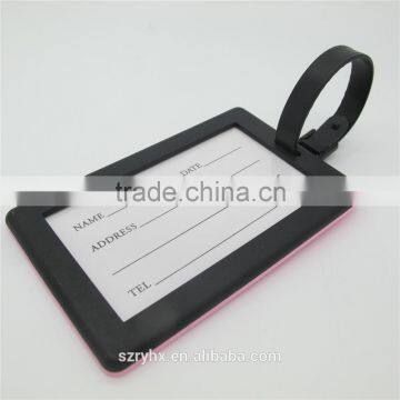 100% Eco-friendly Factory Direct Wholesale Silicone/PVC Luggage Tag photo-4