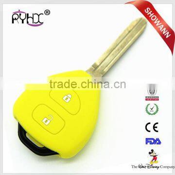 Replacement Silicone Car Key Cover for Toyota Rubber Car Key Case Shell for Lexus