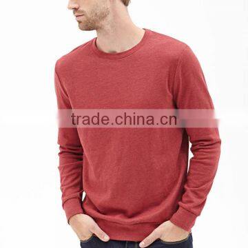 Best selling 100 cotton men's sweatshirt without hood