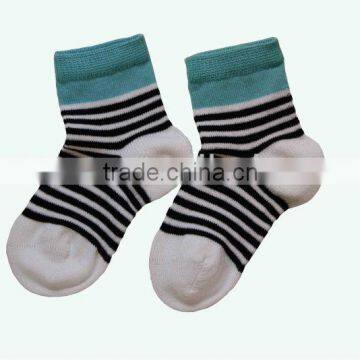 Baby boy cartoon design kid stripe short socks