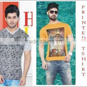 Men Stylish T-Shirt V Neck and 100% Cotton