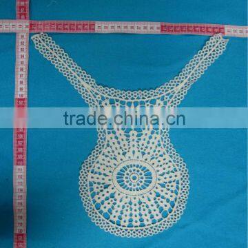 machine crochet cotton collar lace pattern