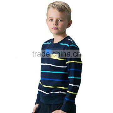 Boys Cotton Crew Sweatshirts Fleece Jumpers Long Sleeve Winter T-Shirts Kids Stripe Sweatshirt Hoodies Wholesale Hot Google Sale photo-3
