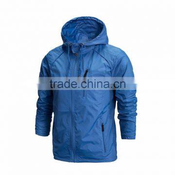 OEM/ODM New Men Clothing Sportswear Men Fashion Thin Windbreaker Jacket Zipper Coats Outwear Hooded Men Jacket photo-5