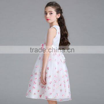 Hot Sells Kids Fancy Flower Dress Baby Girl Summer Dress#LM8803 photo-2