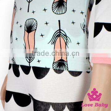 Long Sleeve Top & Pants & Hat 3 Pcs Clothes Set 4 Sizes Children Girls Outfits Baby Girl Boutique Clothing Set photo-4