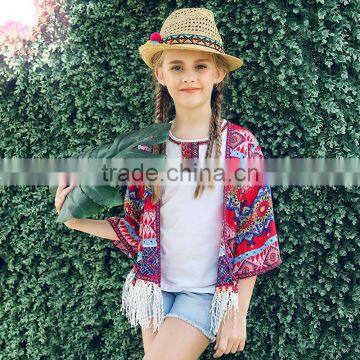 S60708B 2017 New Ladies Coat Fringed National Wind Outside Cardigan Purl Jacket photo-3