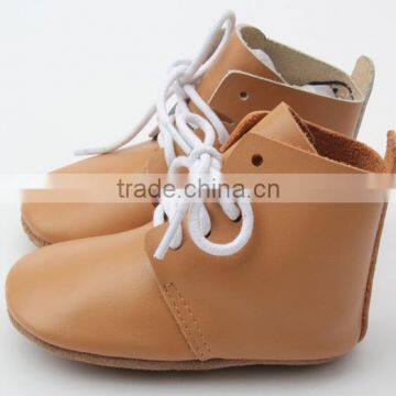 2017 Lace- up Baby Shoes Leather Toddler Shoes Girls or Boys Dress photo-3