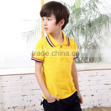 China Manufacturer Short Sleeve School Uniform Kids Polo Shirt photo-3