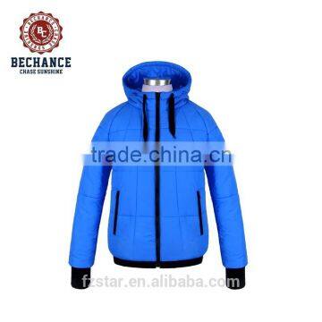 Wholesale cheap high quality women classic hooded padding jacket