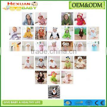 Hooded Animal Bathrobe Cartoon Baby Towel Character 11 photo-5