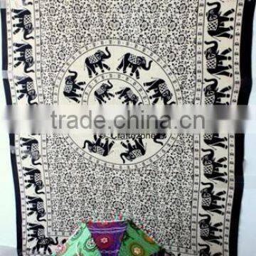 Tapestry Wall Art Hippie Tapestry Mandala Tapestry Black & White photo-6