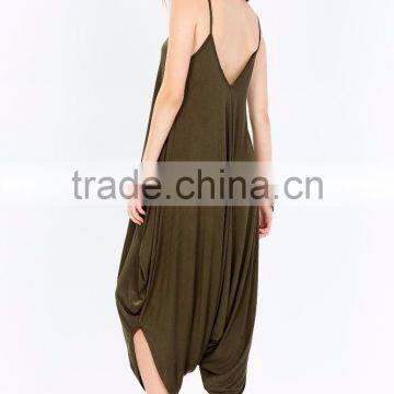 New Arrival Spaghetti Straps Festival Season Harem Jumpsuit Clothes Women photo-5