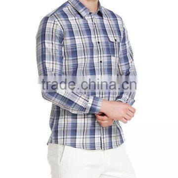 Designer Plaid Shirts for Men Famous Clothing Factories in China photo-4