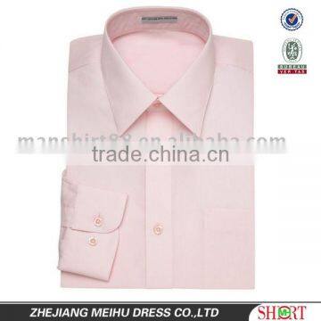 men's pink T/C dress shirt long sleeve