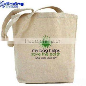 Xcending X-CB08 8oz Beige Printed Canvas Bag