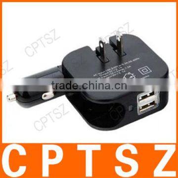 Double USB Charger Traveling Creative Car Wall Filled With Smart Phone Charger photo-2