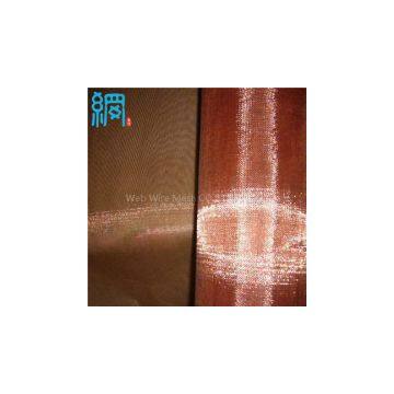 40mesh Pure Copper Woven Wire Mesh Wire Cloth 0.25mm Wire 1.0m Wide